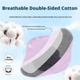 thumbnail image 3 of Reusable Leak-Proof Washable Incontinence Pads, Reusable Graphene Washable Leak-Proof Waterproof Pad for Elderly, Women, Postpartum & Heavy Flow Menstrual Use, Breathable Comfort (6pcs), 3 of 8