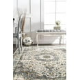 thumbnail image 3 of nuLOOM Paisley Verona Vintage Persian Area Rug, 3' x 5', Gray, 3 of 4
