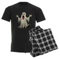 thumbnail image 6 of CafePress - Ghost With A Funny Face - Men's Dark Loose Fit Cotton Pajama Set, 6 of 7