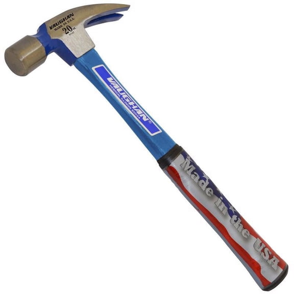 Vaughan 20 Oz Milled Face Fiberglass Handle Ripping Hammer