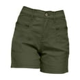 thumbnail image 4 of iHPH7 Cargo Shorts Women, Hiking Shorts Women, Chino Shorts for Women, High Waisted Shorts Women, Stretchy Shorts for Women, Green M, 4 of 4