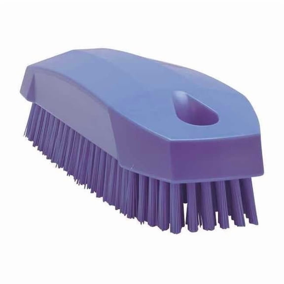 Vikan 4-57/64"L Polyester Block Hand and Nail Brush 64408