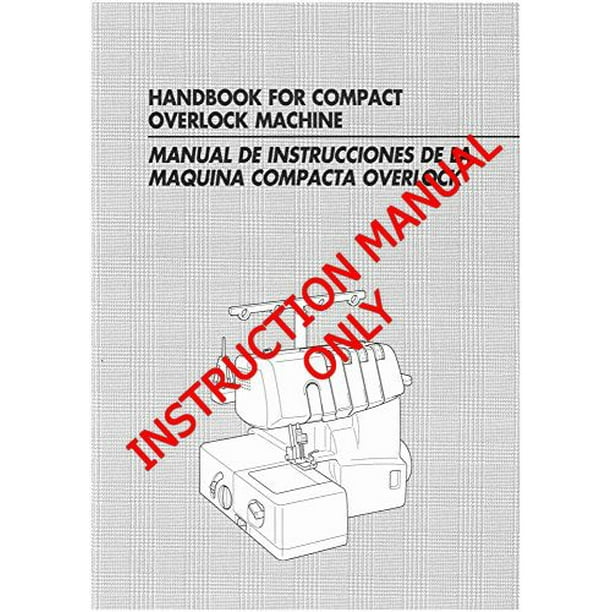 Brother 1634d Overlock Serger Owners Instruction Manual Walmart Com Walmart Com