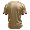thumbnail image 3 of GIPQJK 911 Never Forget 25th Anniversary Commemorative T Shirts for Unisex American Flag Shirt Crewneck Short Sleeve T-Shirt 911 Memorial Patriotic We Will Never Forget Top,Khaki 3XL, 3 of 3