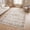 Beige, variant on ZACOO 10'x13' Area Rug, Machine Washable Floral Ornate Border Ultra‑Thin Low Pile Non‑Slip Carpet for Living Room Bedroom Dining Room, Blue‑Orange