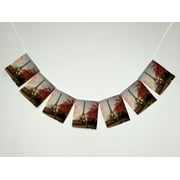 ZKGK Paris Eiffel Tower Banner Bunting Garland Flag Sign for Home Family Party Decoration