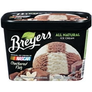 Breyers Vanilla & Chocolate Checkered Flag Ice Cream, 1.5 qt