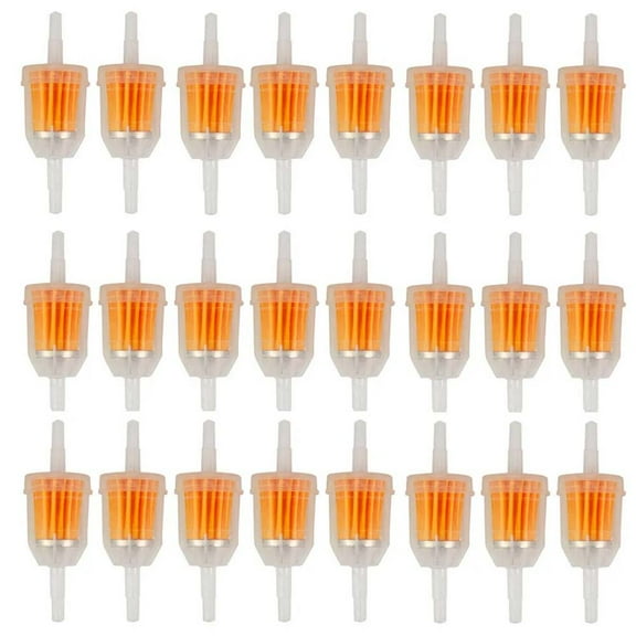 XZKING 20Pcs Motor Inline Gas Oil Fuel Filter Small Engine For 1/4'' 5/16" Line