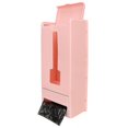 thumbnail image 5 of Pink Wall Mounted Plastic Bag Dispenser for Kitchen Garbage Trash Bags, 5 of 5