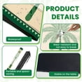 thumbnail image 6 of Mahjong Mat 31.5" x 31.5" Green Palm Tree Tropical Leaves Decorative Border Non-Slip Noise Reduction American Mahjong Tiles Table Cover for Dominoes Poker Card Board Games Gift, 6 of 8