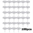 thumbnail image 3 of 100Pack Ceiling Hooks Adhesive Removable Wall Hanger, 3 of 5