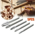 thumbnail image 3 of 5Pcs Wood Carving Engraving Drill Bit Set For Woodworking Carbide Grinding Tool, 3 of 9