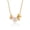 Rings and necklaces3, variant on Women's Ring Pendant Necklace – 18K Gold Plated, Cubic Zirconia, Multi-Ring Design Available, Fashion Jewelry