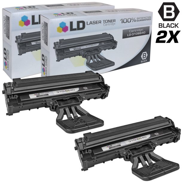 LD Compatible Replacements for Dell 3106640 (GC502) Set of 2 Black