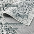 thumbnail image 4 of 2x6 Runner Rug Non Slip Carpet Runners for Hallway 6ft Fall Runner Rugs with Rubber Backing Rug Runner for Kitchen Bedroom Vintage Distressed Rug (Brick Red), 4 of 6