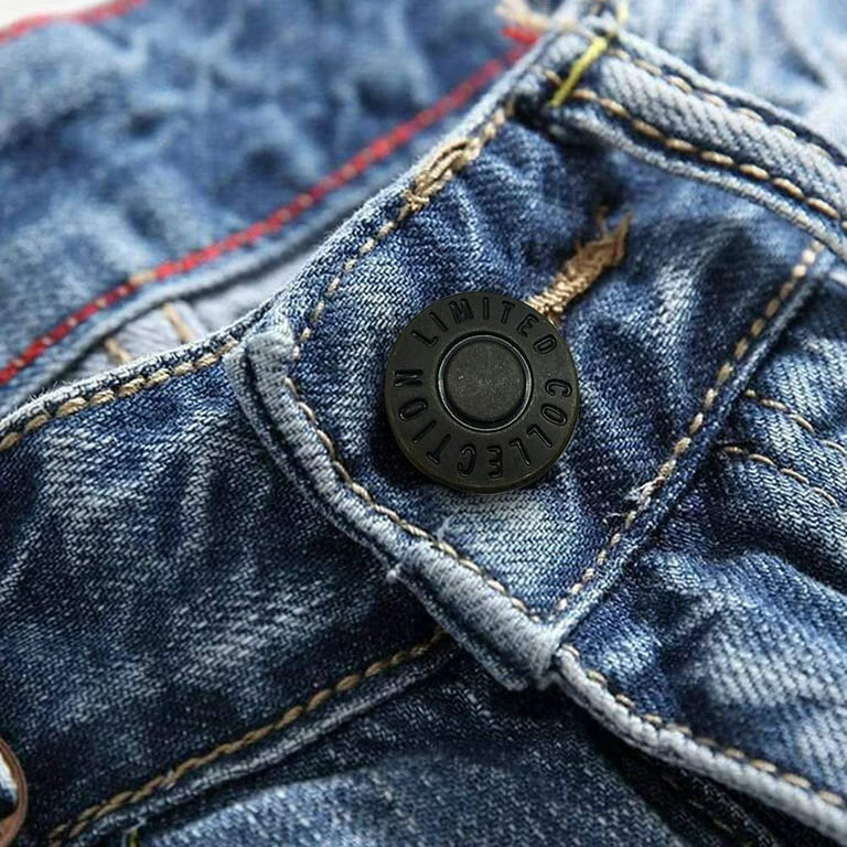 17mm Hammer on Jeans Buttons Round Metal DIY Clothing Jacket and Coats  Trousers