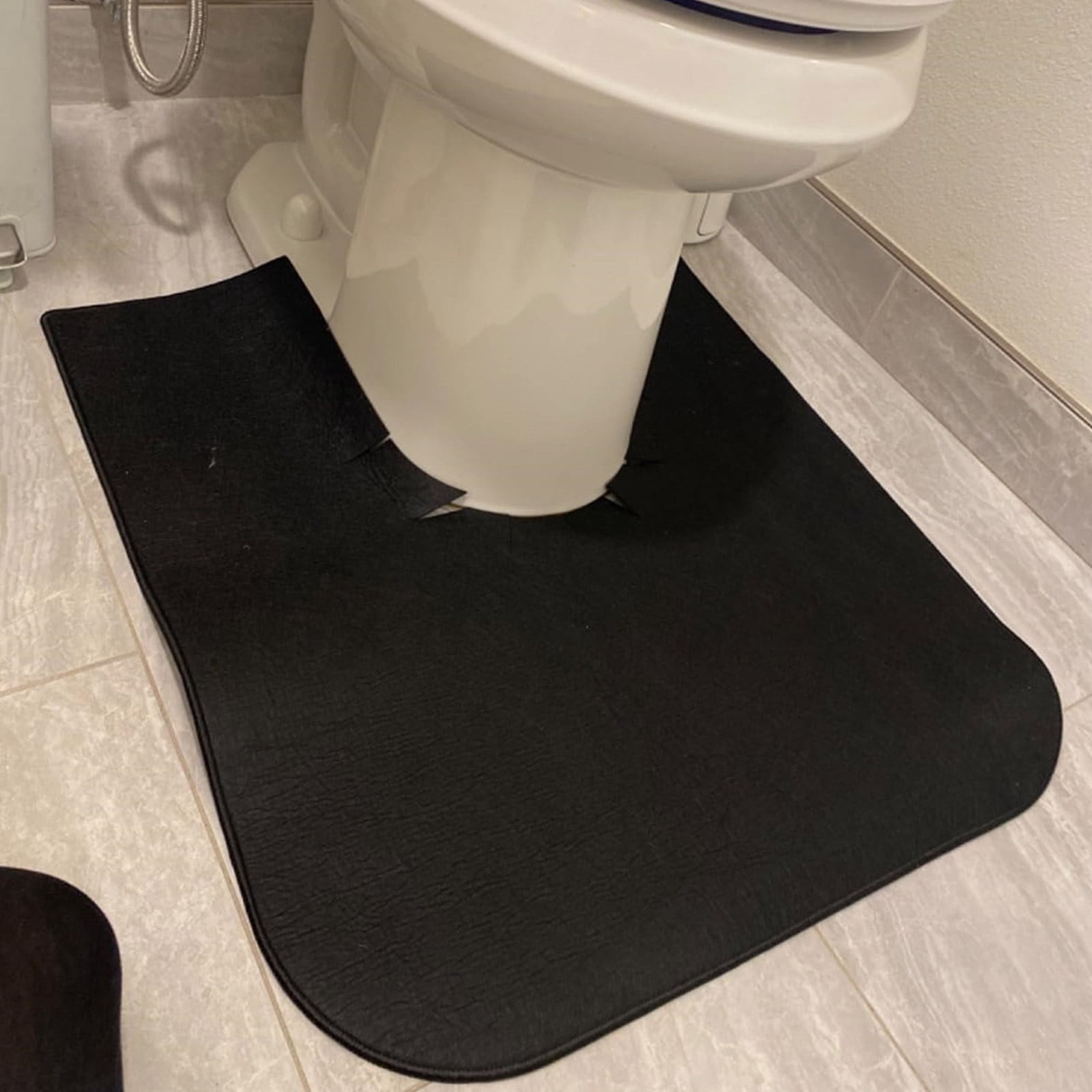 Toilet Floor Mats for Kids and Seniors Water Resistant Bathroom Rugs Bathroom Protectors Pad Potty Floor Mats 6pcs