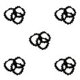thumbnail image 3 of Cuerda para el cabello Sonducket 3 uds bandas de goma coloridas roscadas dulces, 3 of 6