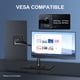 thumbnail image 5 of Monitor Laptop con Marco Cero, Monitor IPS con Pantalla 100% sRGB Ultra Delgado de 15,6" 1080P FHD, Segundo Monitor Externo Plug&Play para Laptop, PC, Teléfono Mac Xbox PS5, 5 of 8