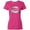 Cyber Pink, variant on Inktastic Easter He Has Risen with Cross and Flowers Women's T-Shirt