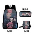 thumbnail image 3 of Mochila Dem@@2on Slayer, juego de 3 piezas: mochila para portátil con estuche para lápices y bolsa para el almuerzo., 3 of 5