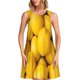 thumbnail image 1 of Fotbe Ripe Yellow Lemon Vestido de Verano sin Mangas para Mujer – Vestido Midi Línea A, Estilo Camiseta Floral, Vestido Playero Casual y Fluido, 1 of 7