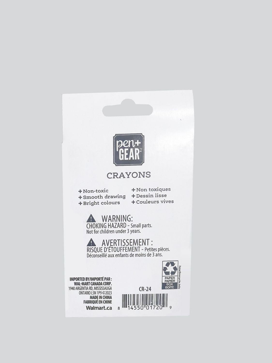 PEN+GEAR 24CT Crayons Packed in Window Paper Box, PEN+GEAR 24CT CRAYONS