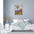 thumbnail image 6 of Farmhouse Chicken Wall Decor Rustic Windmill Barn Rooster Pictures Wall Art Country Canvas Painting Modern Home Framed Artwork For Bathroom Bedroom Kitchen 12"X16", 6 of 6