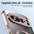 thumbnail image 3 of Decase for Google Pixel 9 / 9 Pro Case Magnetic,Support Magsafe Charger,Wireless Shockproof Plated Bumper Clear Phone Cover Case for Google Pixel 9 / 9 Pro 6.3",Rosegold, 3 of 5
