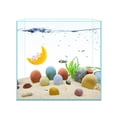 thumbnail image 2 of Jiibva Floating Fish Tank Decoration Moon Animal Aquarium Decoration Cute Betta Fish Toys Fish Tank Landscape Accessories, 2 of 7