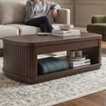 thumbnail image 2 of Signature Design by Ashley Furniture Korestone Dark Brown Lift-Top Coffee Table, 2 of 10