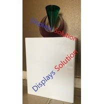 Displays2buy. White 16W x 9D x 16H Art Sculpture Stand Acrylic Pedestal Display