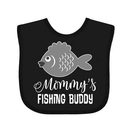 

Inktastic Mommys Fishing Buddy Girls Gift Baby Girl Bib