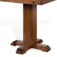 thumbnail image 4 of Reggie Bar Table, Adjustable Pedestal Base, 36 Inch Square Top, Brown, 4 of 5