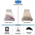thumbnail image 4 of Peppa Pig Kids Twin/Full Comforter, Reversible, Pink, 4 of 5