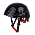thumbnail image 1 of Casco de escalada, hombres y mujeres, casco de seguridad multideportivo al aire libre para , , deriva, ciclismo, rappel, montañismo - Negro Sunnimix Casco de escalada al aire libre, 1 of 7
