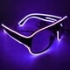 thumbnail image 1 of YJ008 Gafas LED 10 colores Opcional Light Up El Wire Neon Rave Gafas Twinkle Glowing, 1 of 7