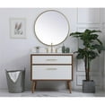thumbnail image 6 of 36 inch bathroom Vanity in White with Backsplash, 6 of 8