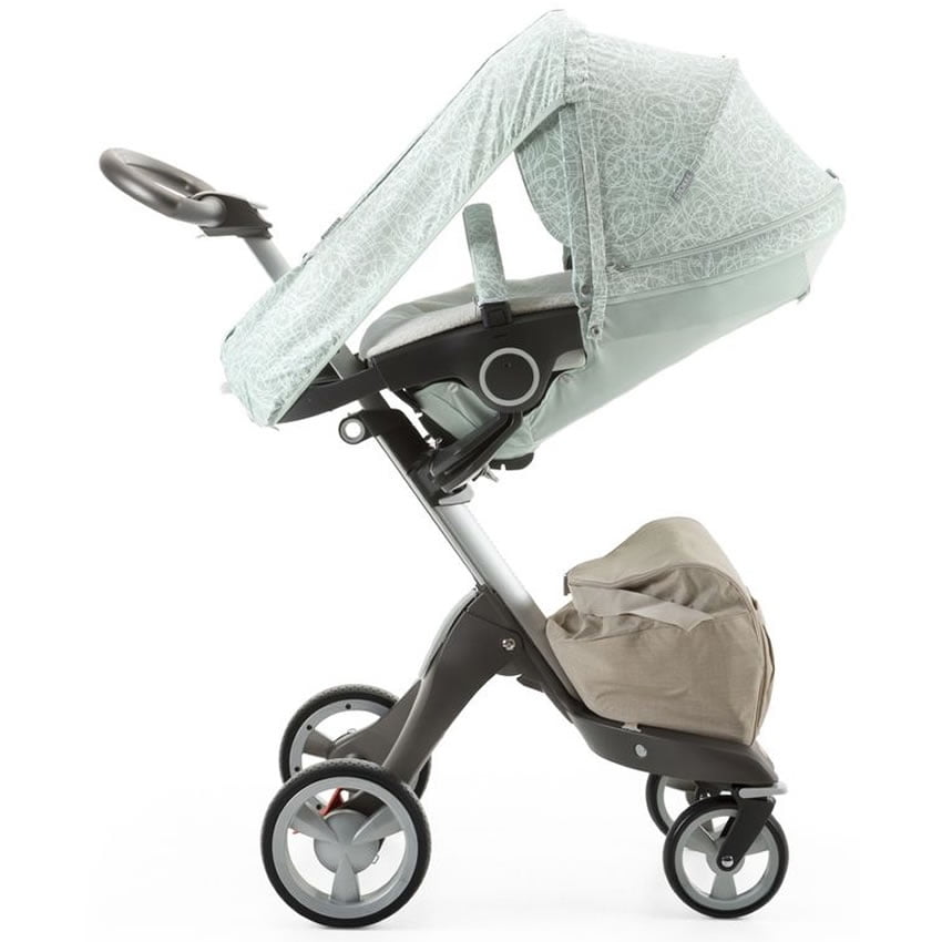 stokke stroller blue