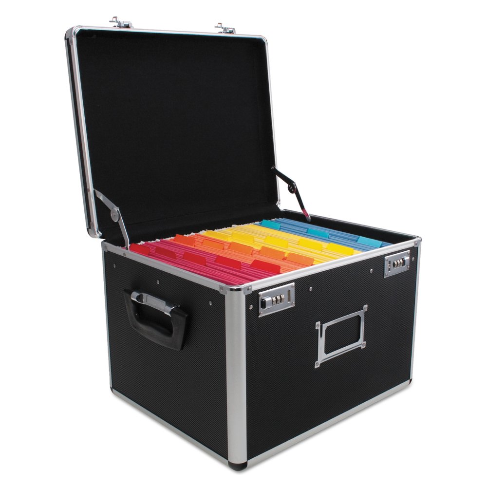 Advantus Locking Security File Box, Letter/Legal, 16 3/8 x 13 5/16 x 12