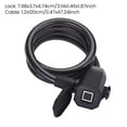 thumbnail image 4 of Candado para bicicleta perfecl con carga USB resistente irrompible con Huella dactilar, 4 of 4
