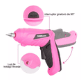 thumbnail image 5 of Kit De Herramientas Con Destornillador Electrico 122 Pz Rosa, 5 of 5