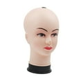 thumbnail image 1 of Cabeza de maniquí para exhibición de pelucas, modelo de exhibición de profesional realista, cabeza de maniquí para estilizar bufandas,, 1 of 8