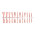 thumbnail image 1 of ZheElen Fake Nail Set French Style Scratch Resistant Press-on Fingernails Full Cover Removable for Trimble Adjustable Manicure Stickers Type 9 1Set, 1 of 6