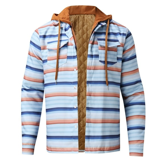 Vedolay Men's Jackets Casual Fall Coat Front Open Work Winter Jacket Multicolor,M