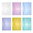 thumbnail image 4 of Homemaxs A5 Clear Plastic Document Holder, Assorted Colors, 10 Count, 4 of 9