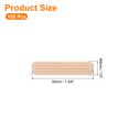 thumbnail image 2 of Uxcell 100 Pack 1/3" x 1-3/8" Wooden Dowel Pins, Furniture Woodwork Grooved Fluted Pin, 2 of 6