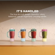 Ninja BlendBOSS 24-Oz Personal Blender, for Smoothies & Frozen Drinks, Travel Tumbler with LeakProof Lid and Chug Spout, Auto-iQ Technology, 1200 Peak Watts, DB300MT Mint Cotton Candy