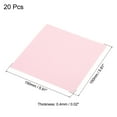 thumbnail image 2 of Unique Bargains Microfiber Cleaning Cloth 6' x 6' Soft for Camera Lens in Individual Vinyl Pouch, Pink 20 Pack, 2 of 6