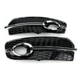 thumbnail image 1 of 2pcs for SQ5 Style Car Exterior Fog Lamp Light Frame Cover Fits for Q5 8R 2013-2017, 1 of 9